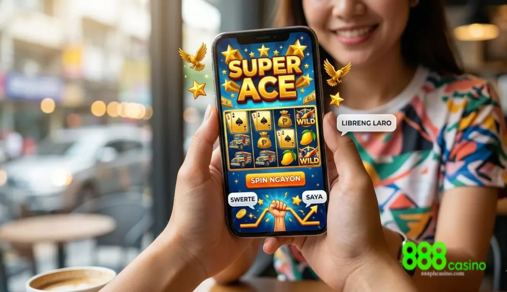 Damhin ang Swerte at Saya sa Bawat Spin ng Super Ace Free Game sa 888Casino